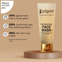 Thumbnail for PILGRIM- 24K Gold Gel Face Wash 80ml