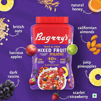 Thumbnail for Bagrry's - Mixed Fruit Muesli, Fruit & Fibre with Almonds & Raisins 1Kg