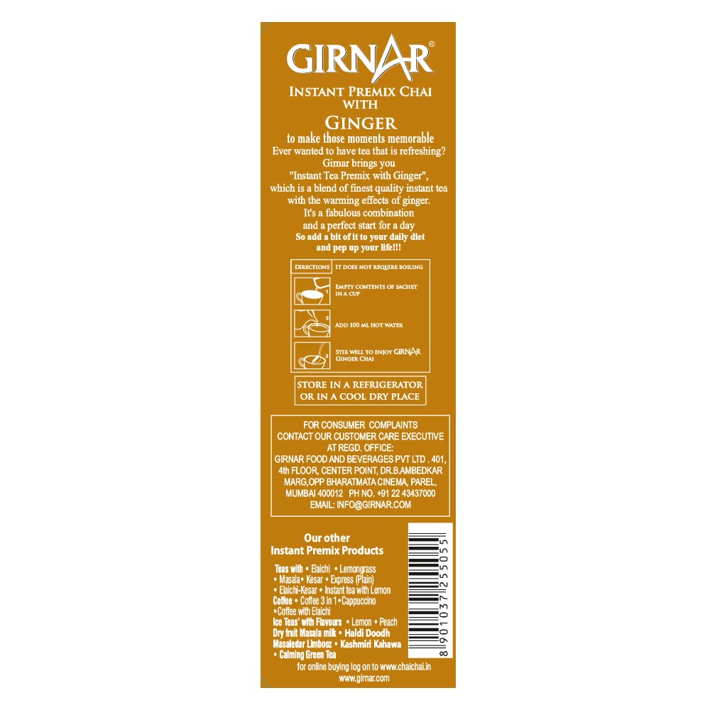 GIRNAR- Instant Premix With Ginger -10 Sachets