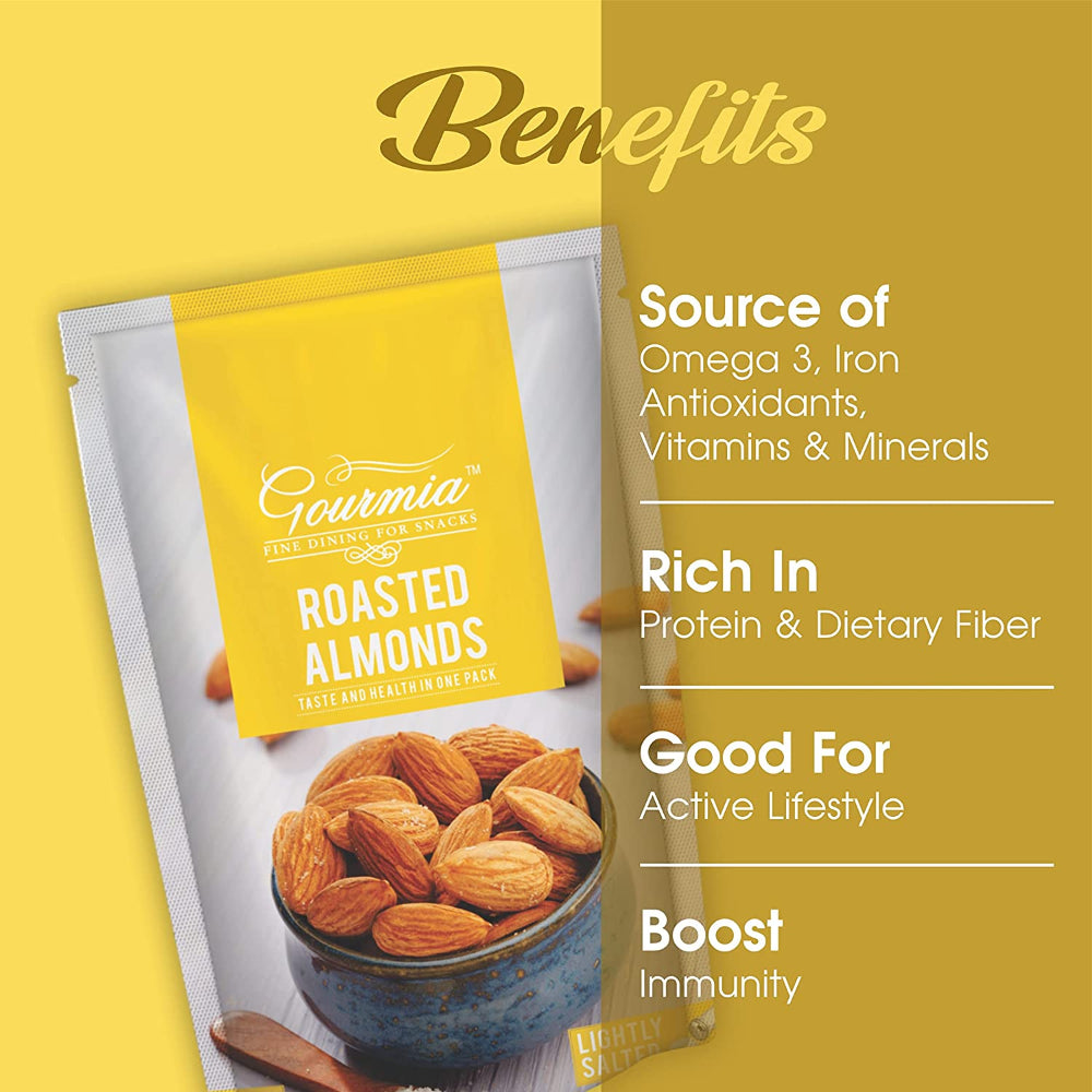 GOURMIA-Almonds Lightly Salted-200g