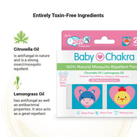 Thumbnail for BABYCHAKRA-100% Natural Mosquito Repellent Patches- for babies-24 Patches