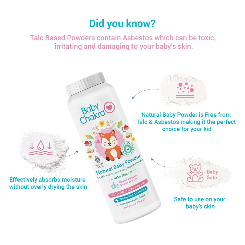BABY CHAKRA-Natural Baby Powder-200g