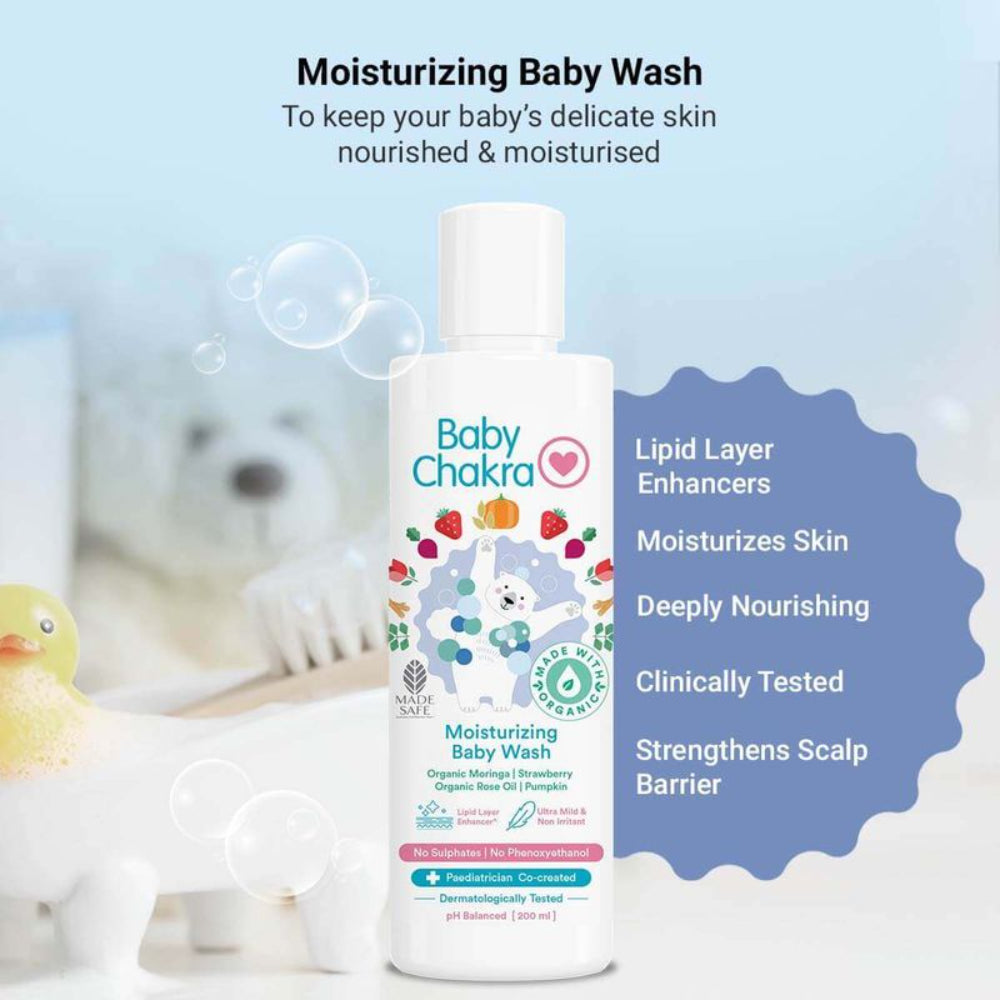 BABY CHAKRA-Moisturizing Baby Wash-200ml
