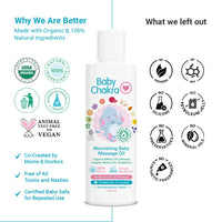 Thumbnail for BABY CHAKRA-Nourishing Baby Massage Oil-100ml