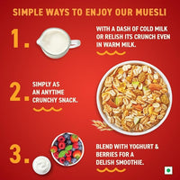 Thumbnail for Bagrry's - Crunchy Muesli 500gm Box | All Natural Muesli