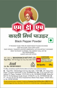 Thumbnail for MDH-Kali Mirch /Black Pepper Masala-100g