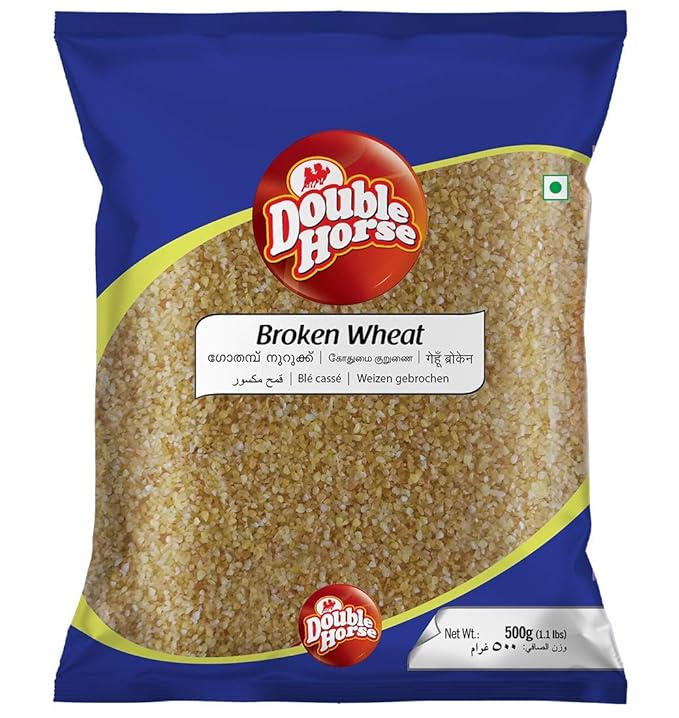 Double Horse-Bansi Wheat Broken-500g