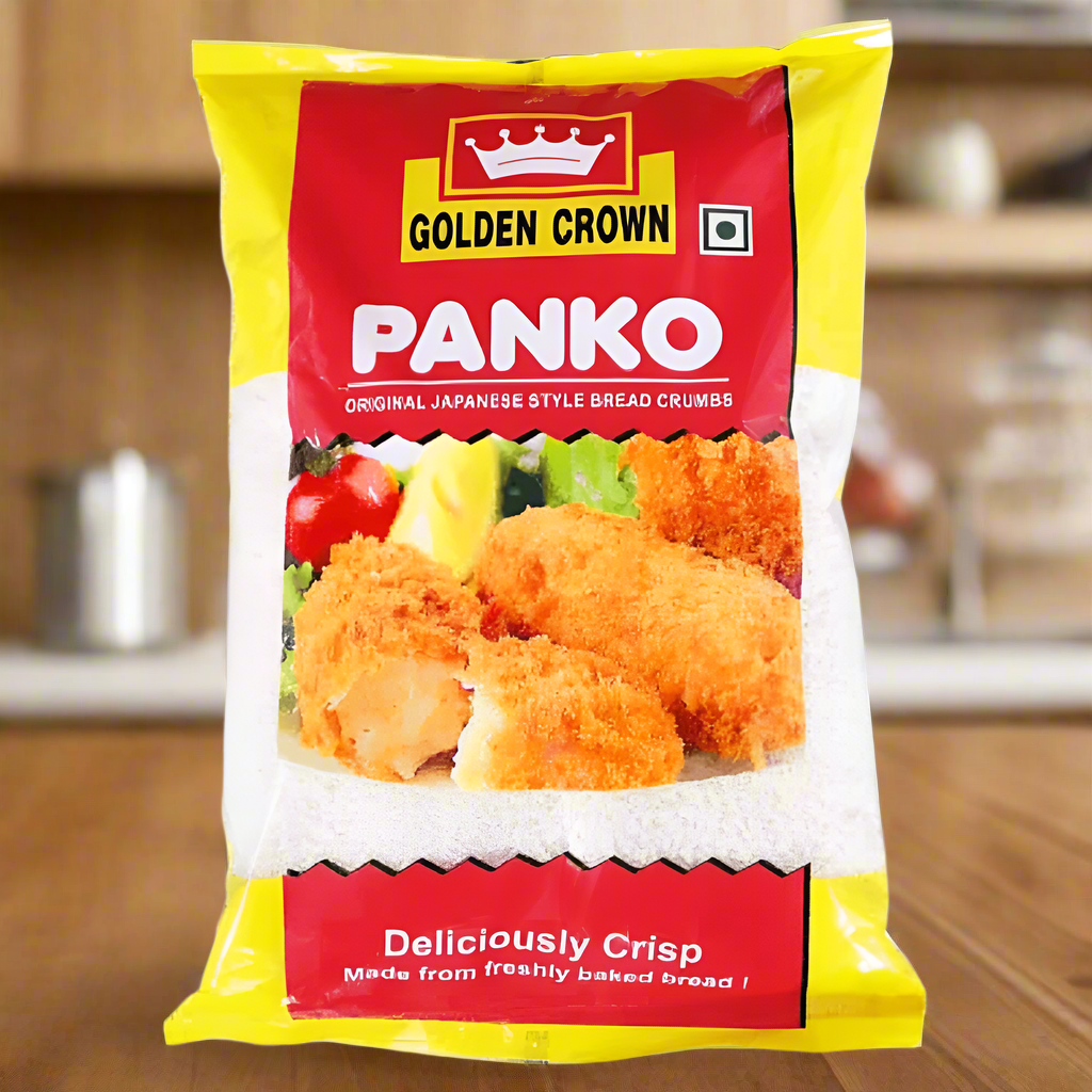 GOLDEN CROWN - Bread Crumbs-Panko-10Kg (Pack of 10 x 1Kg Each)