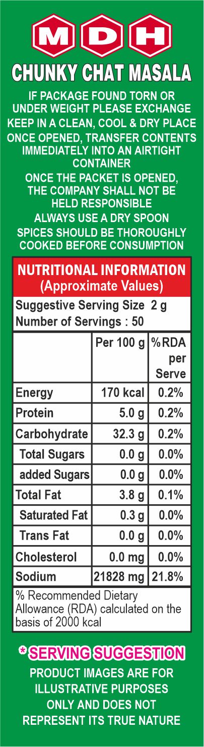 MDH-Chunky Chat-100g