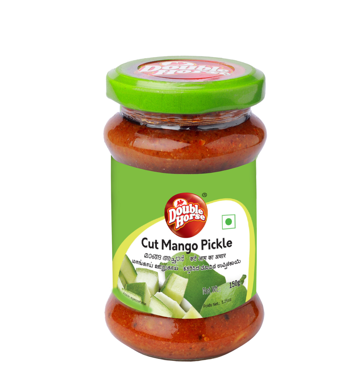 DOUBLE HORSE Cut Mango Pickle 150gm