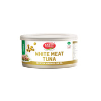 Thumbnail for TASTY NIBBLES-Canned Tuna Chunks-White Meat In Extra Virgin Olive Oil-185g