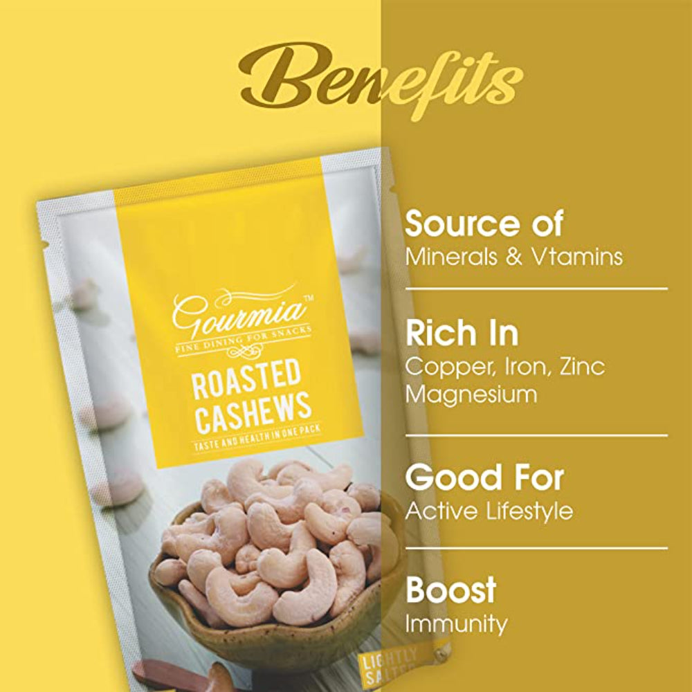 GOURMIA-Cashews Lightly Salted-200g