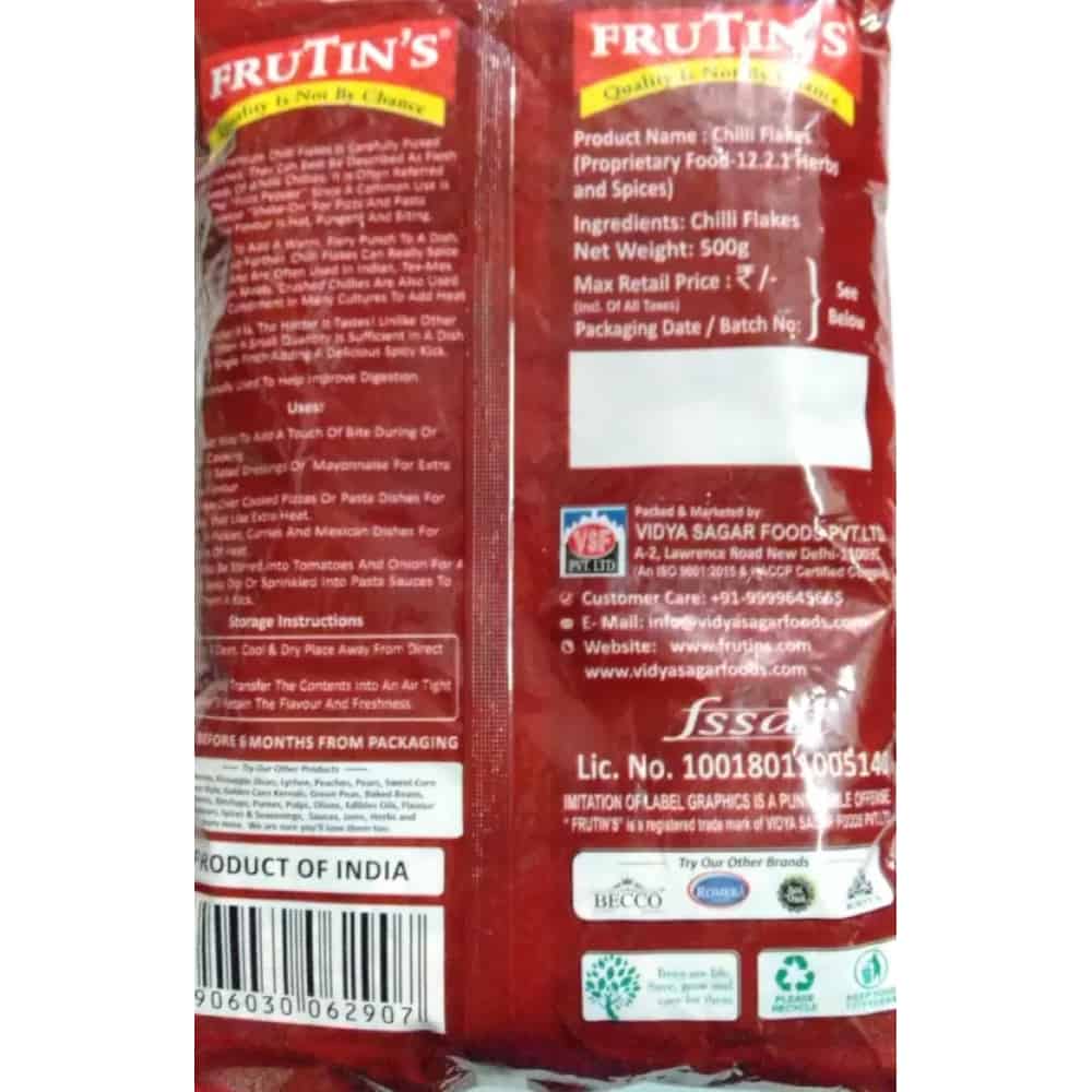 FRUTINS-Chilli Flakes-Premium-500g