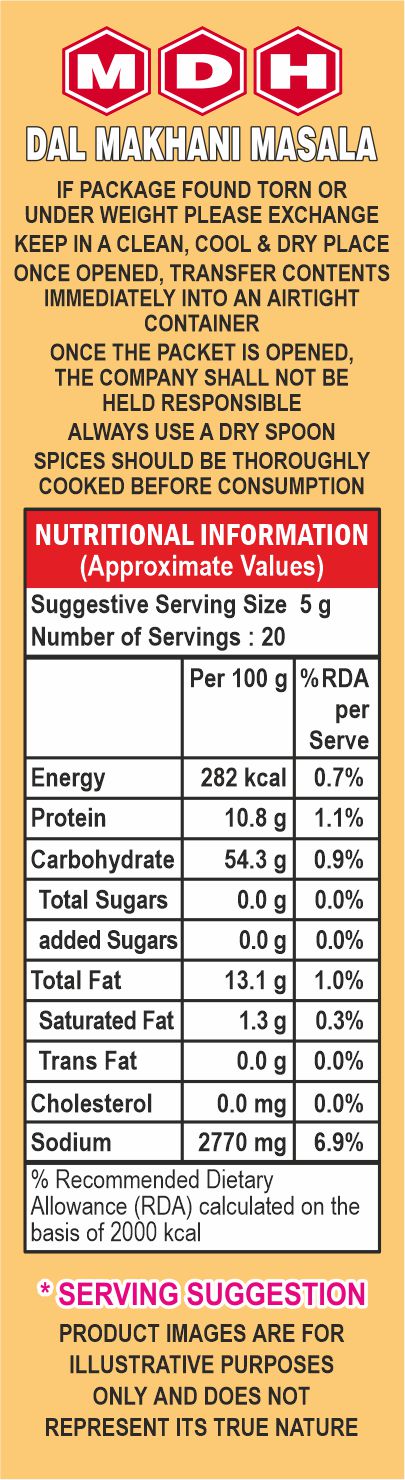 MDH-Dal Makhani Masala-100g