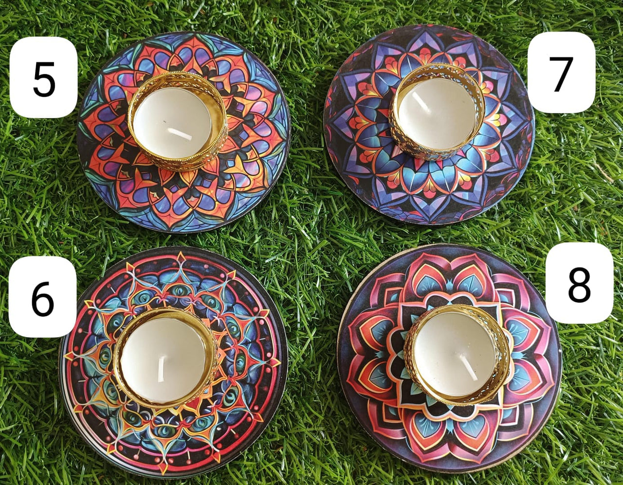 Art Kart By Alisha Kabra- Diwali Diya- Pack of 4