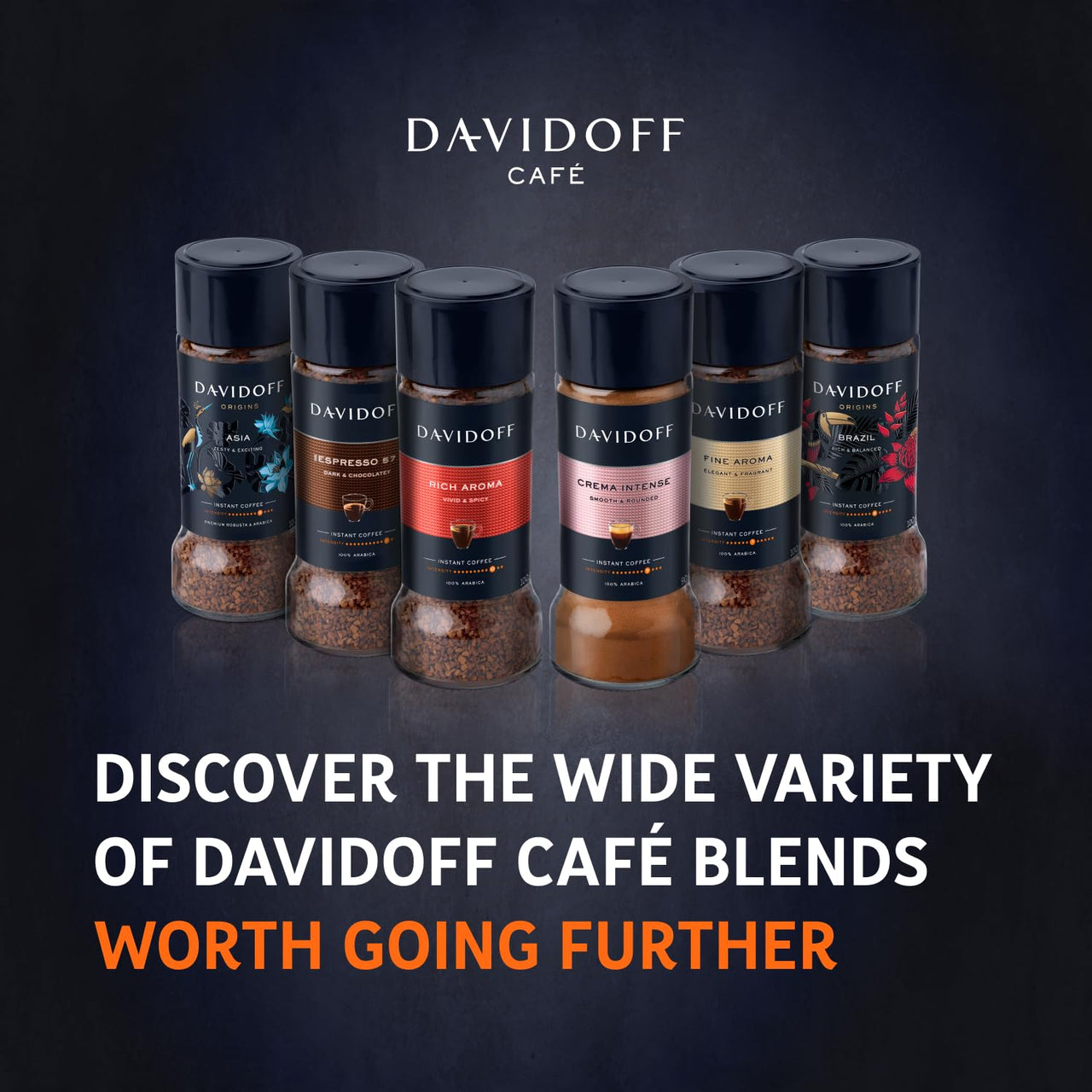 Davidoff- Coffee Rich Aroma,100g-Glass Bottle