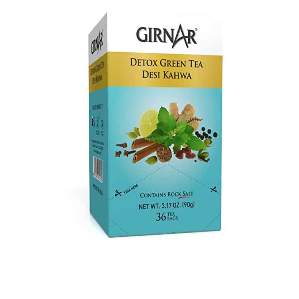 GIRNAR-Detox Green Tea – Desi Kahwa (36 Tea Bags)-90g