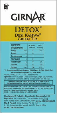Thumbnail for GIRNAR-Detox Green Tea – Desi Kahwa (36 Tea Bags)-90g