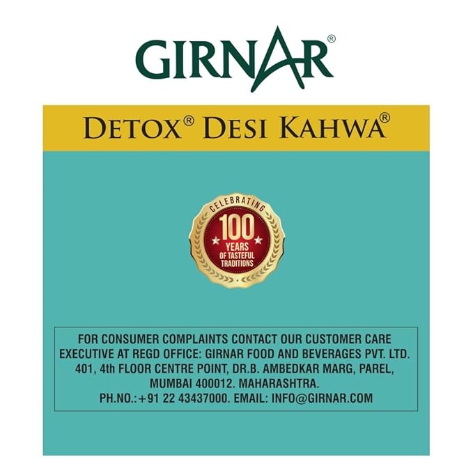 GIRNAR-Detox Green Tea – Desi Kahwa (36 Tea Bags)-90g