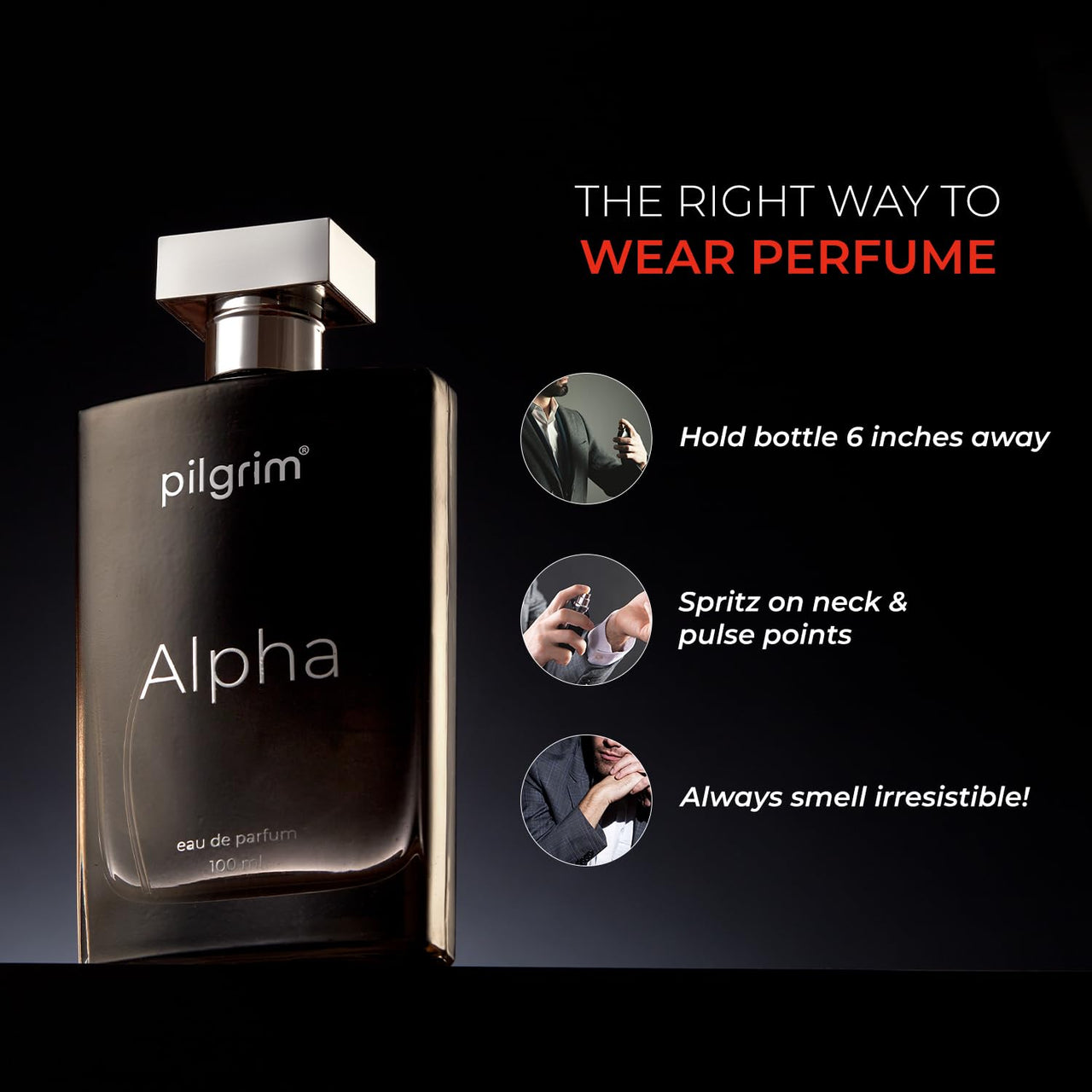 PILGRIM - Alpha perfume for men 100ml