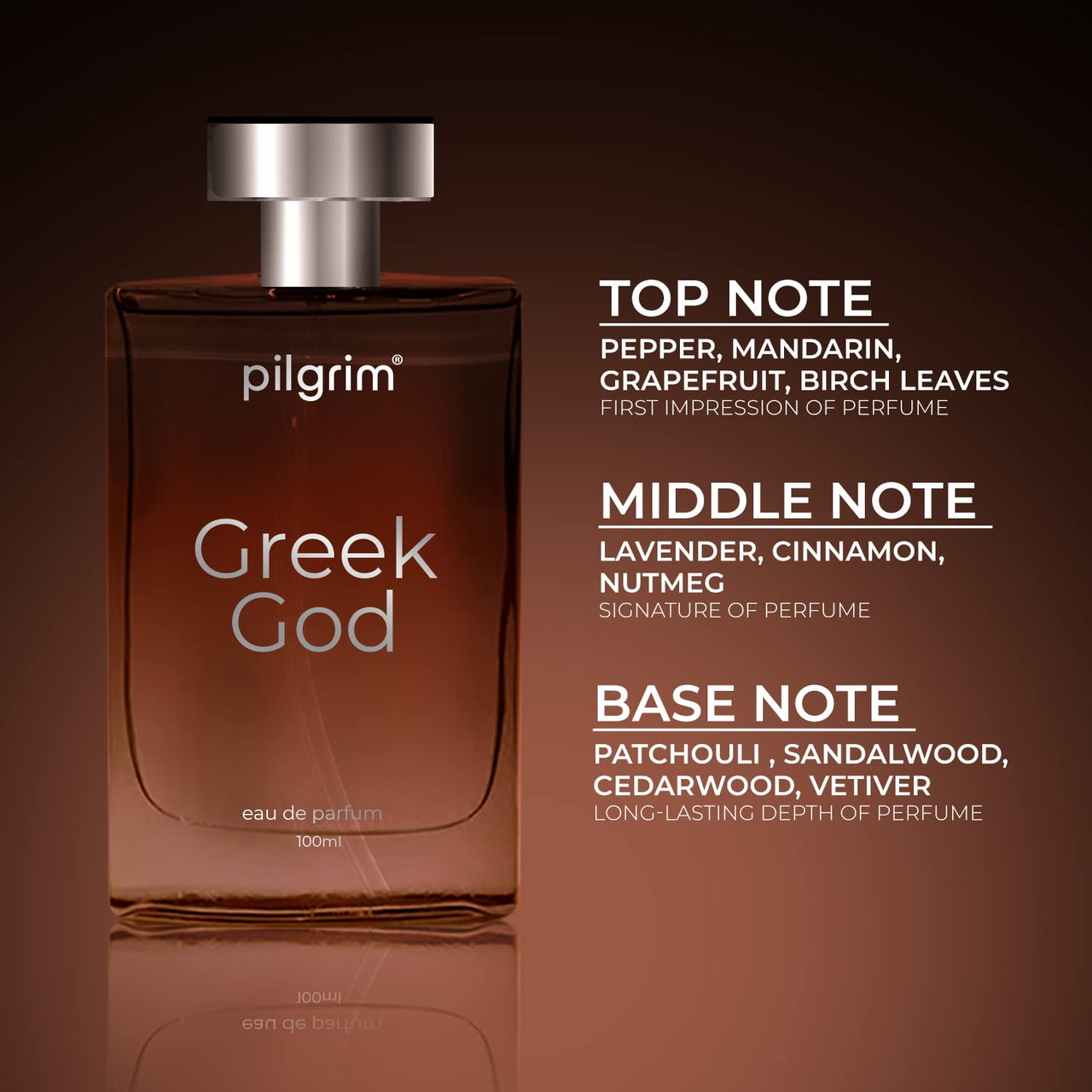 PILGRIM - Greek God perfume for men 100ml