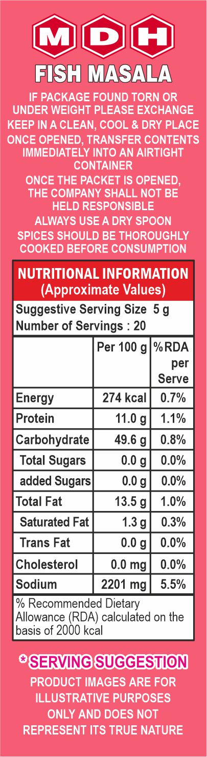 MDH-Fish Masala-100g