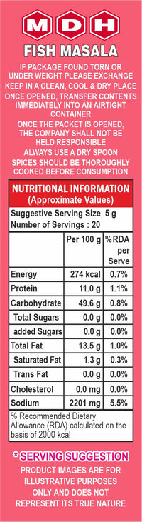 Thumbnail for MDH-Fish Masala-100g