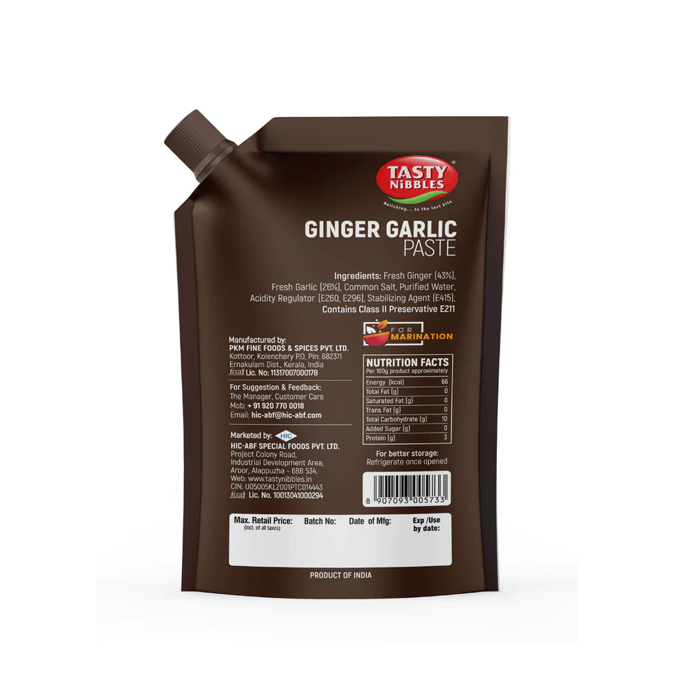 TASTY NIBBLES-Ginger Garlic Paste-100g