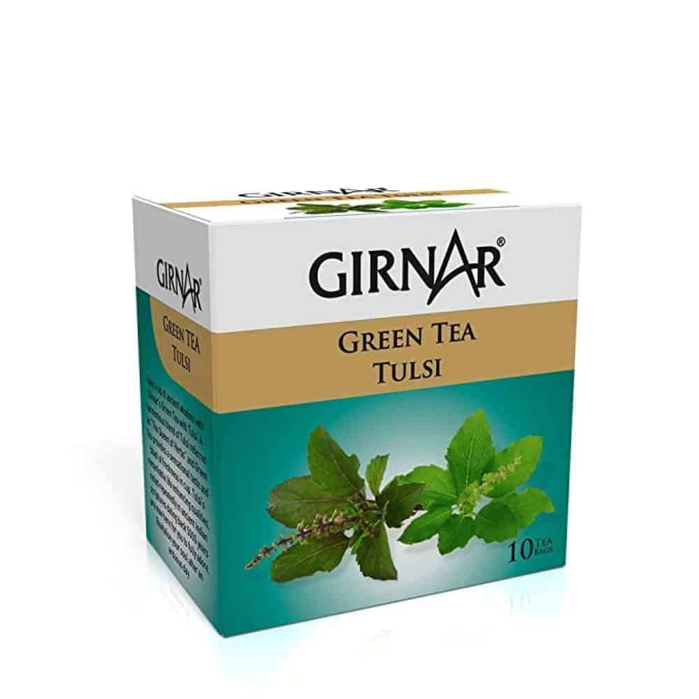 GIRNAR-Green Tea with Tulsi -10 Tea Bags