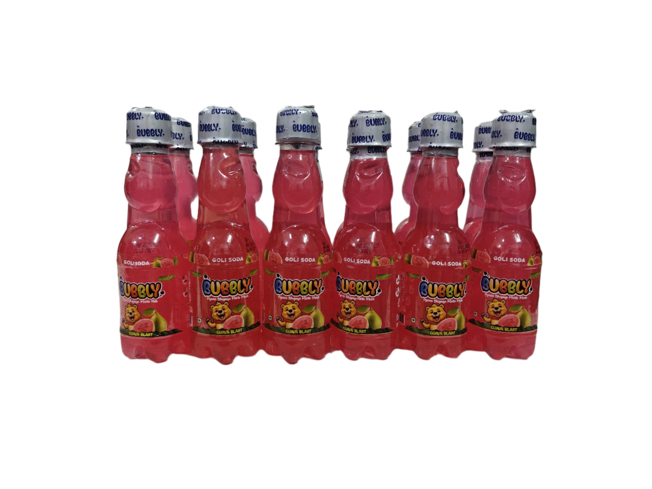 BUBBLY - Guava Goli Soda 250ml (Pack of 24 Pcs)