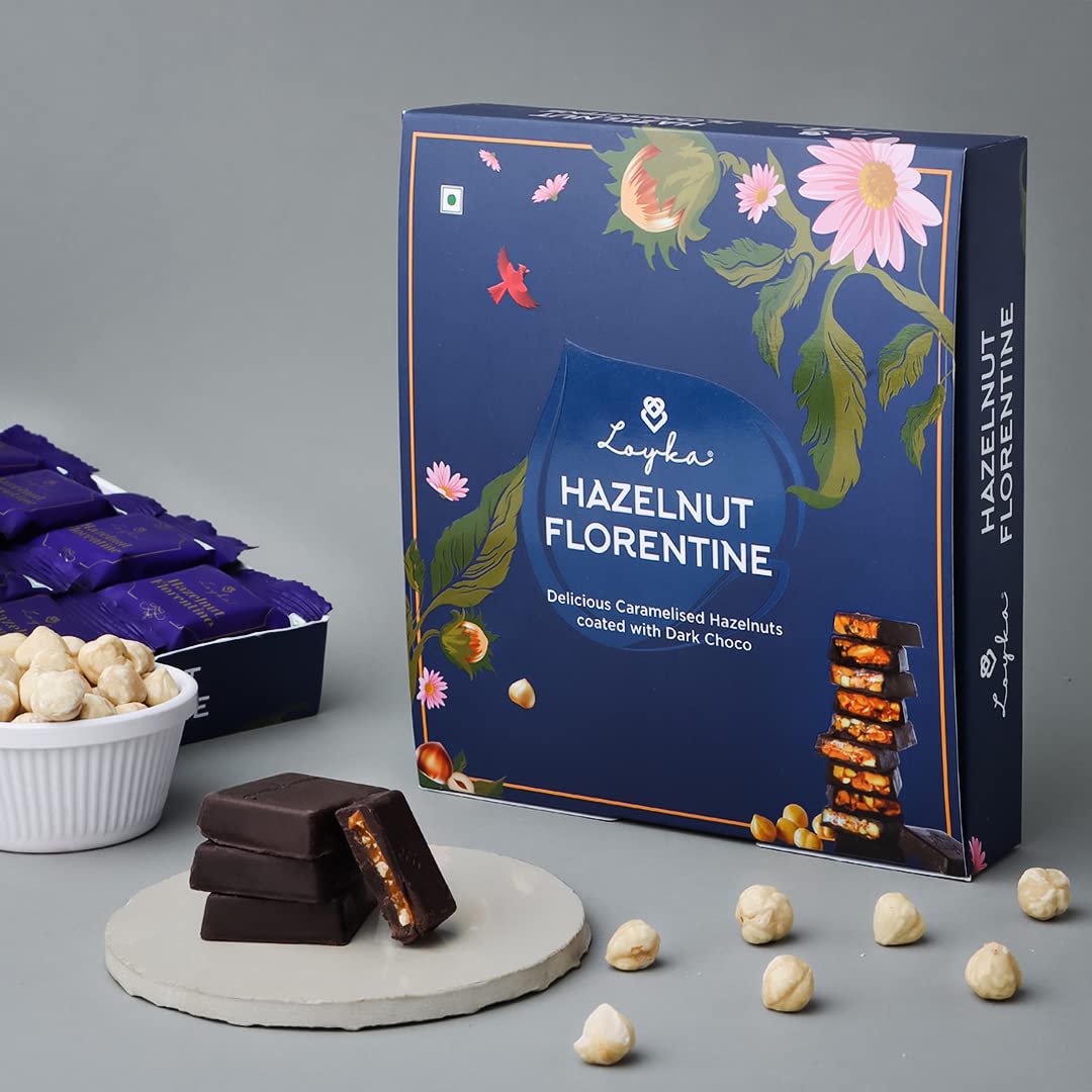 Loyka Hazelnut Florentine Box - 12 pcs