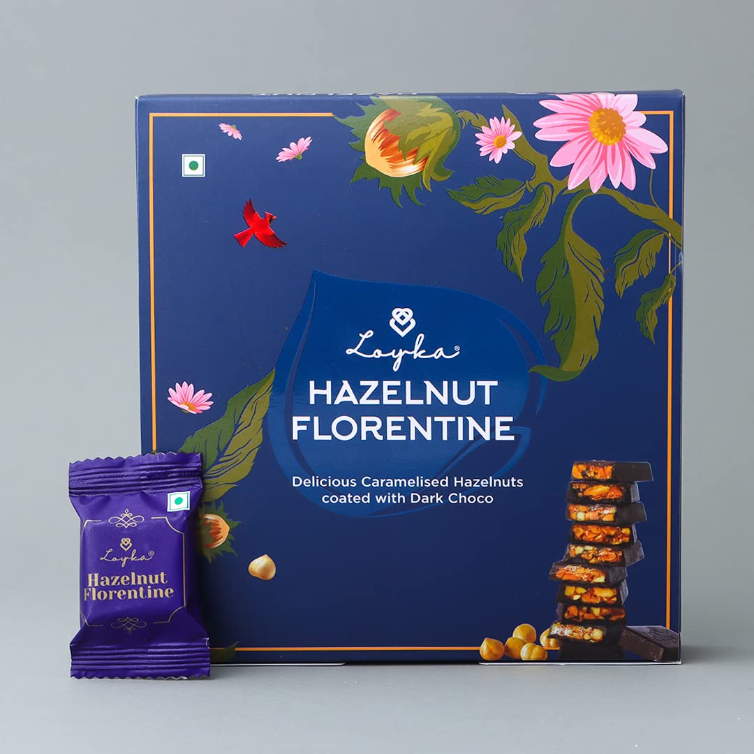 Loyka Hazelnut Florentine Box - 12 pcs