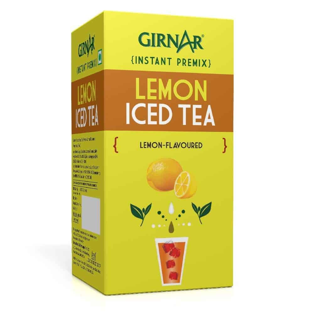 GIRNAR- Instant Premix Iced Tea - Lemon Flavour-5 Sachets