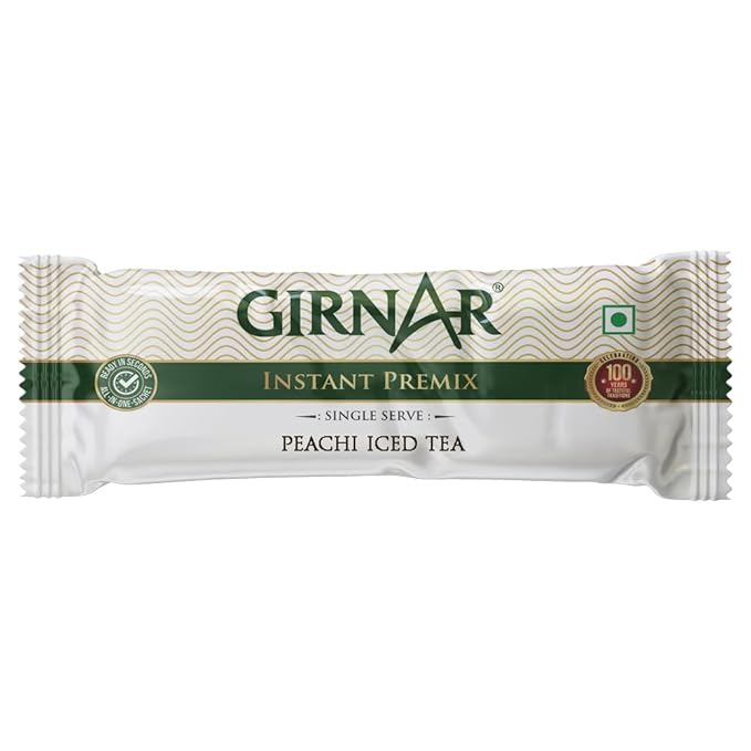 GIRNAR-Instant Iced Tea Premix – Peach Flavour - 10 Sachets