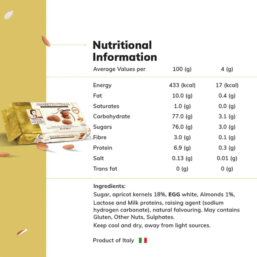 MATILDE VICENZI-Amaretto D'Italia Macaroon-200g
