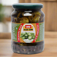 Thumbnail for GOLDEN CROWN-Jalapeno Slices-670gm (Pack of 12 Pcs)