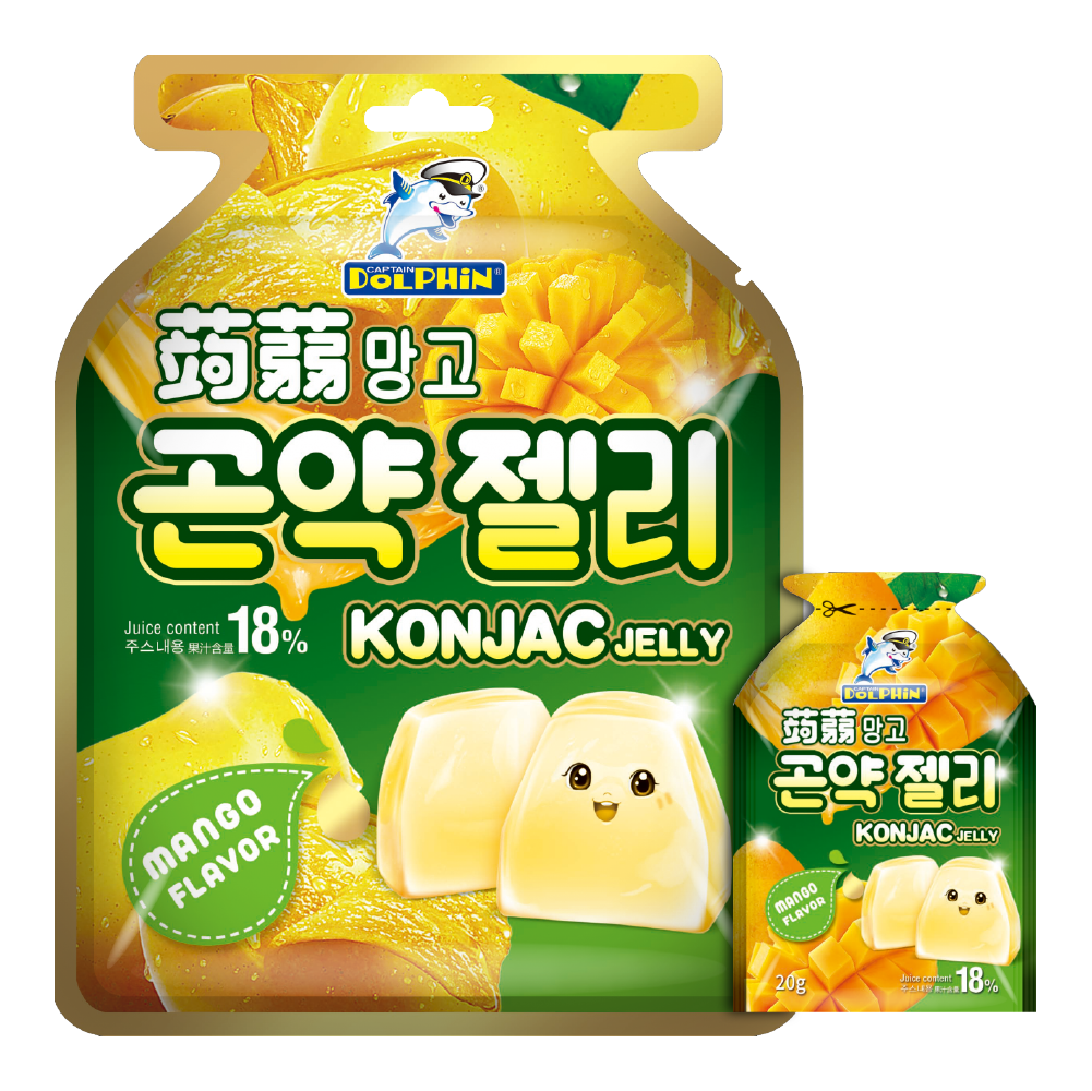 Dolphin-Konjac Jelly-Mango-20g x15pcs