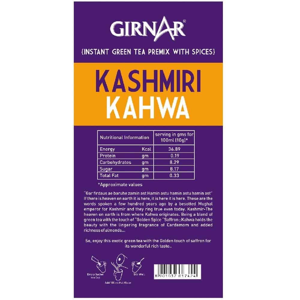 GIRNAR- Instant Premix Kashmiri Kahwa -5 Sachets