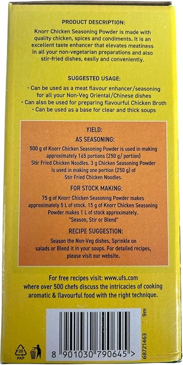 Knorr - Chicken Seasoning Powder 500gm (100gm X 5Pcs)