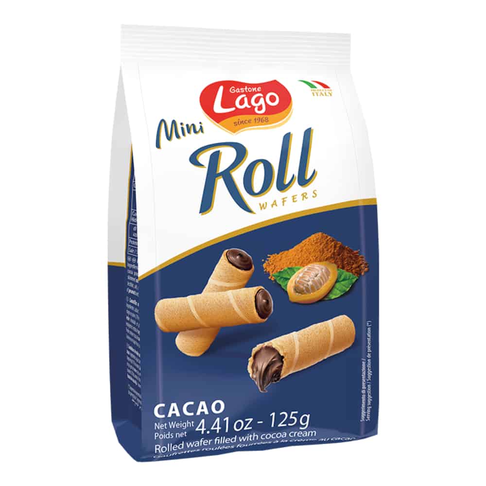 LAGO GASTONE-Mini Roll-Cocoa-125g