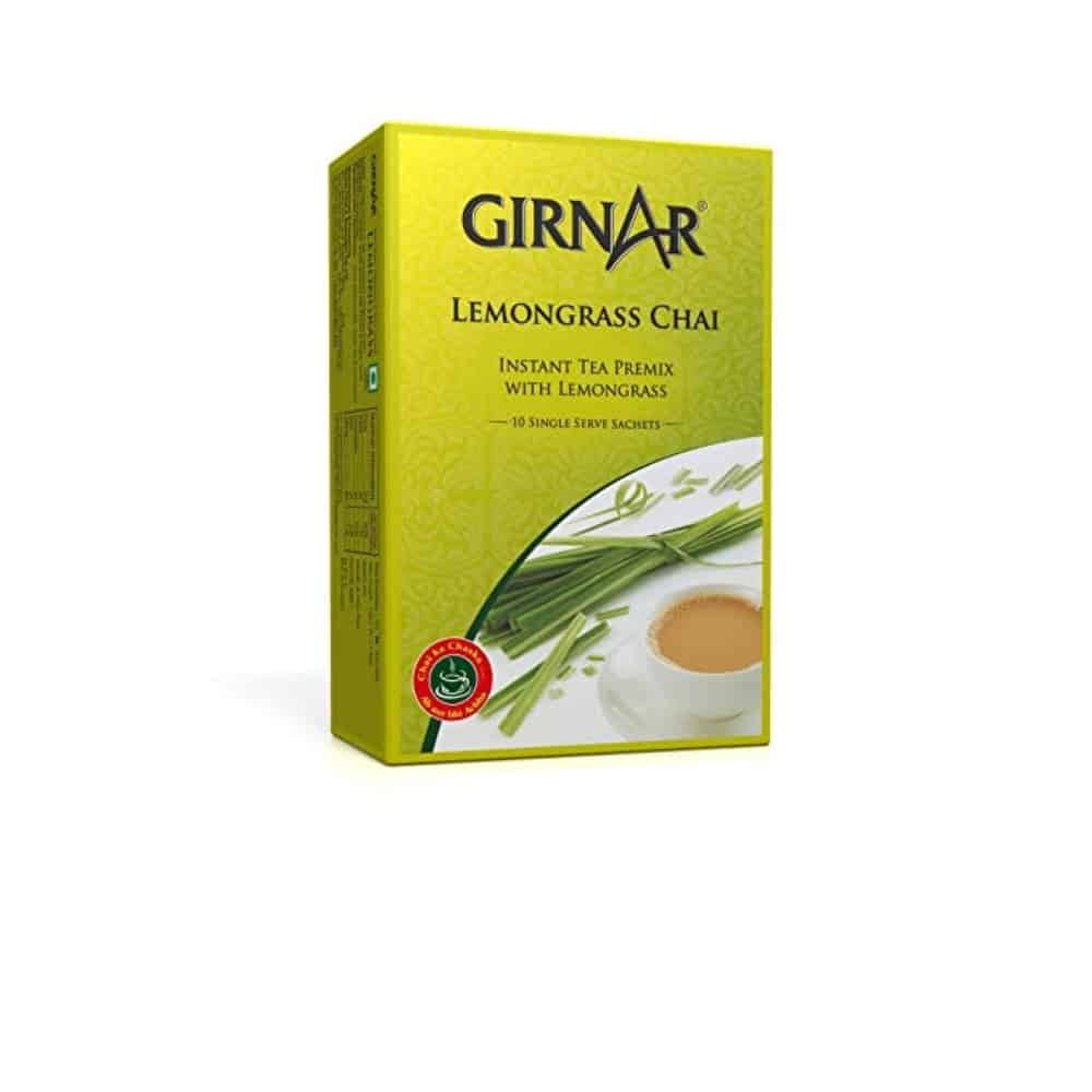 GIRNAR-Instant Premix Lemongrass Chai -10 Sachets