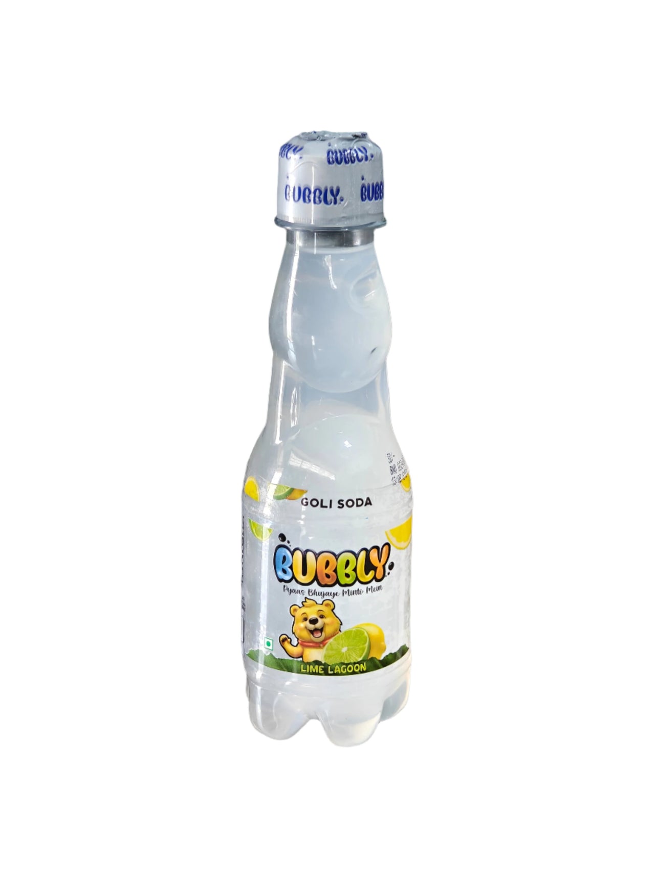 BUBBLY - Lime Lagoon Goli Soda 200ml (Pack of 24 Pcs)