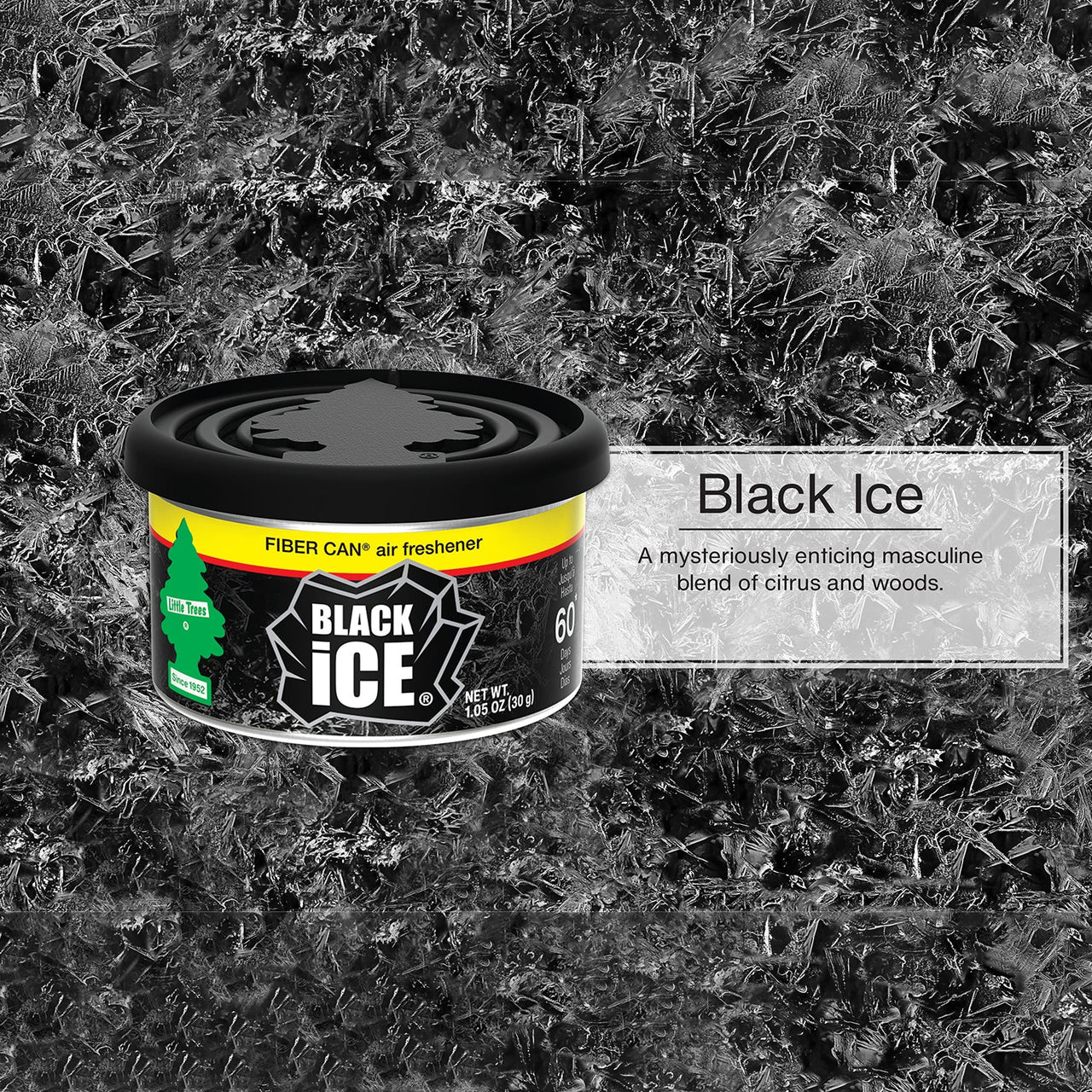 LITTLE TREES- Fiber Can-Black Ice-1 piece-30g