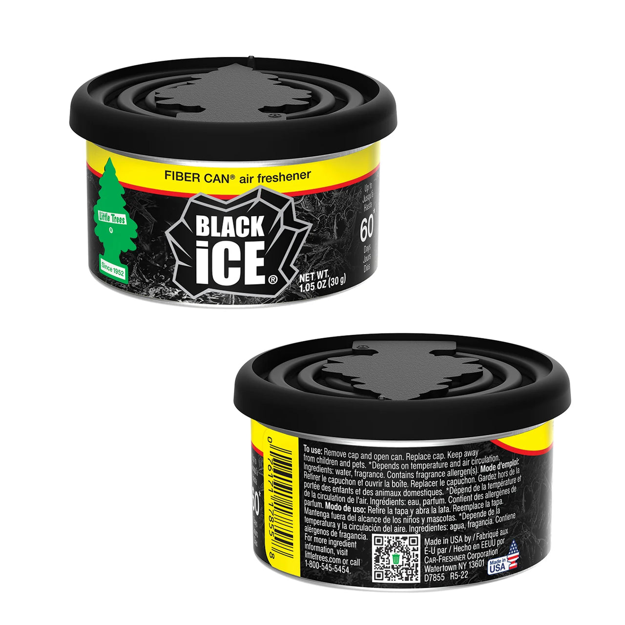 LITTLE TREES- Fiber Can-Black Ice-1 piece-30g