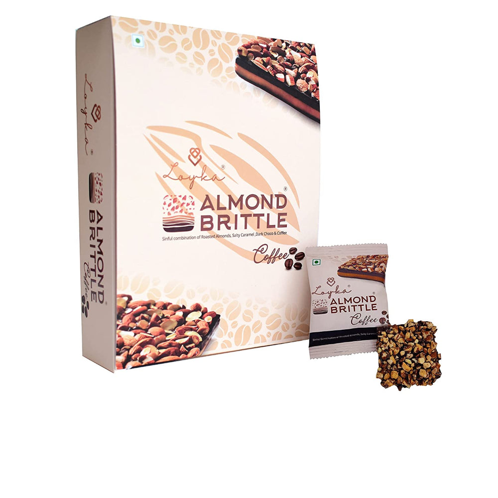 Loyka Almond Brittle Coffee Choco Box - 12 pcs