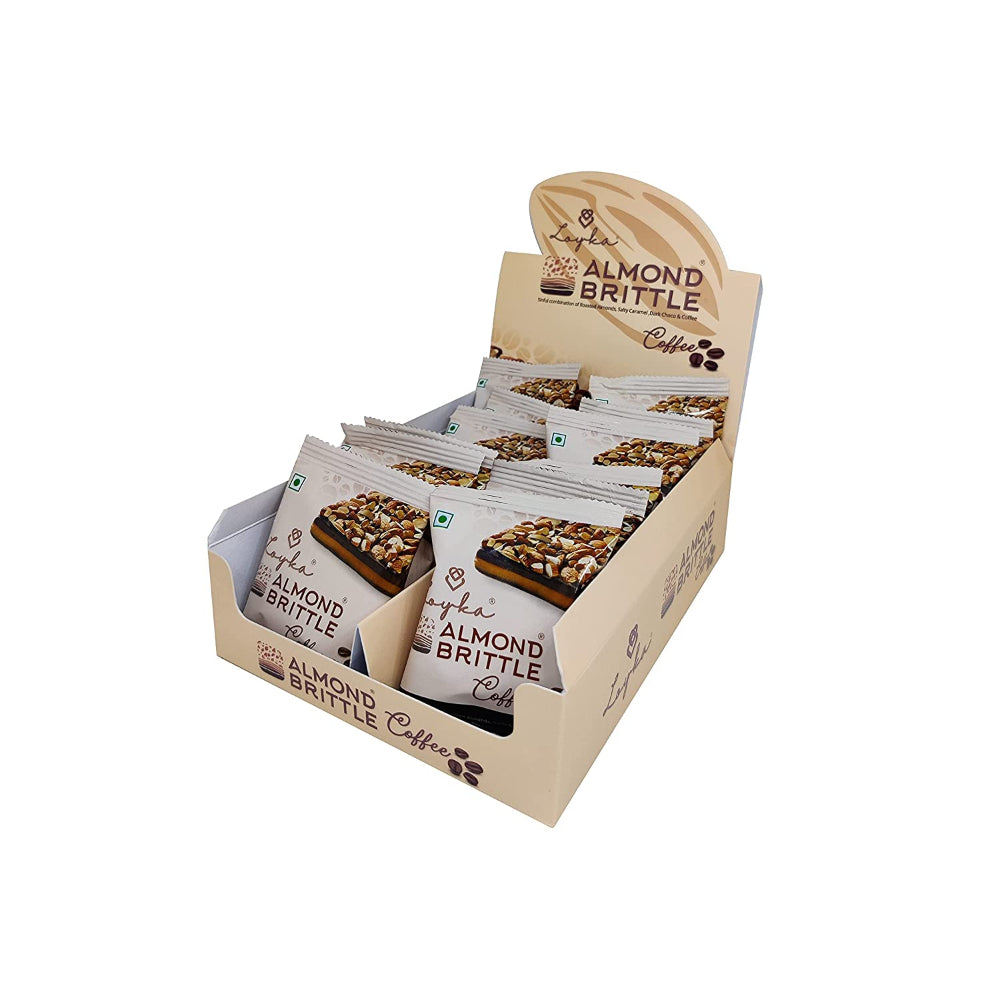 Loyka Almond Brittle Coffee Choco Box - 12 pcs