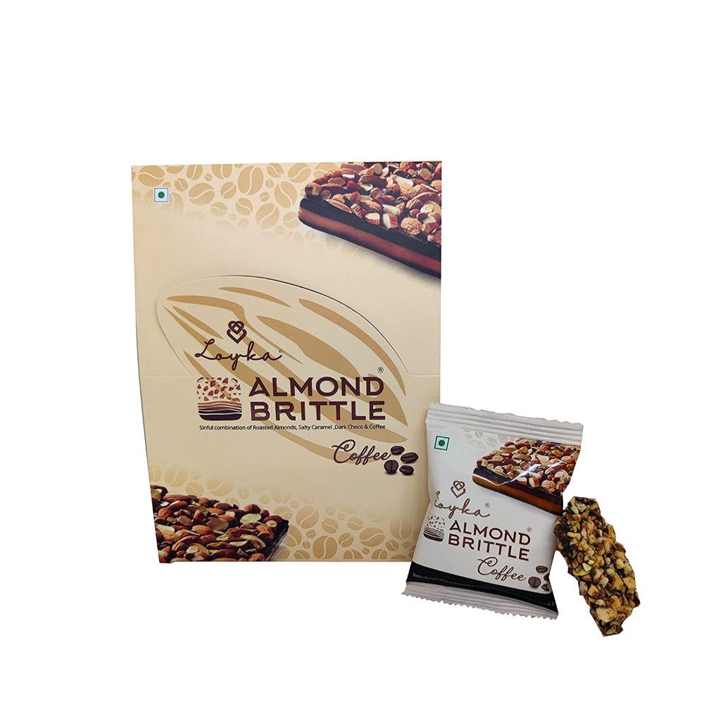 Loyka Almond Brittle Coffee Choco Box - 12 pcs