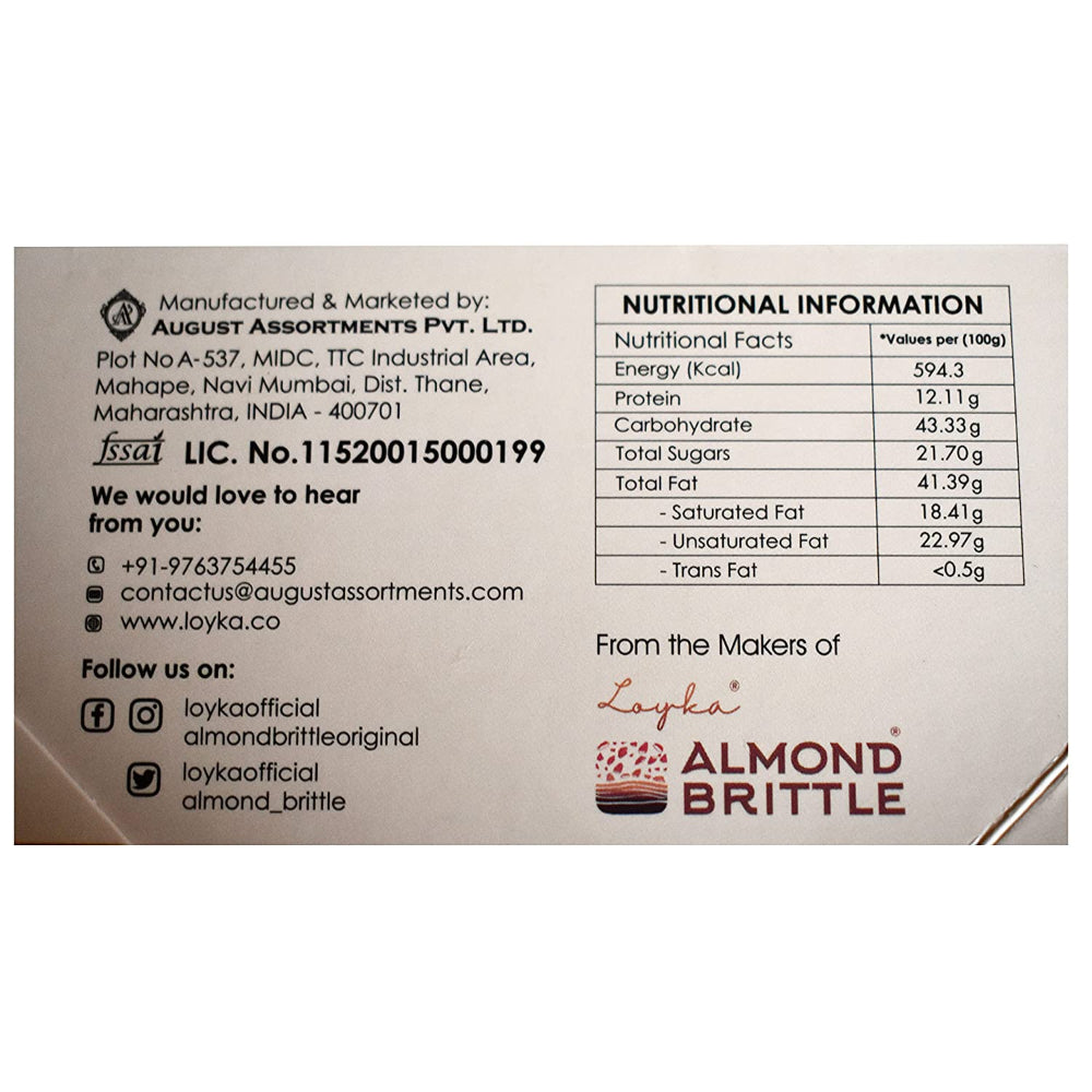 Loyka Almond Brittle Coffee Choco Box - 12 pcs