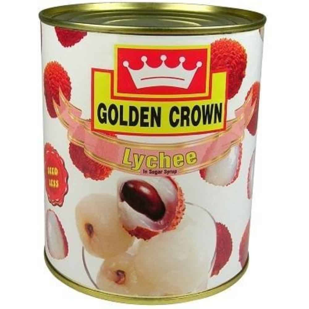 GOLDEN CROWN-Lychee in Syrup-850gm (Pack of 24Pcs)