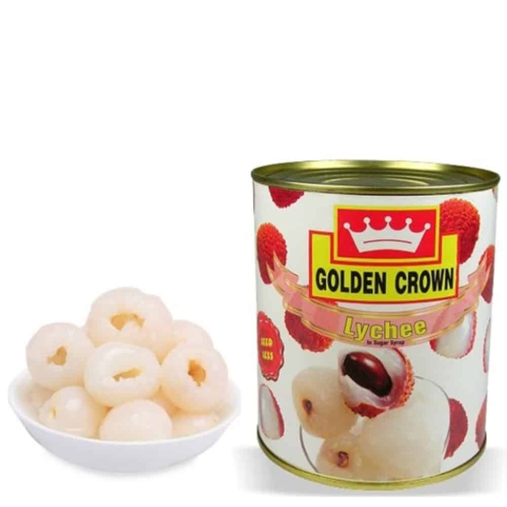 GOLDEN CROWN-Lychee in Syrup-850gm (Pack of 24Pcs)